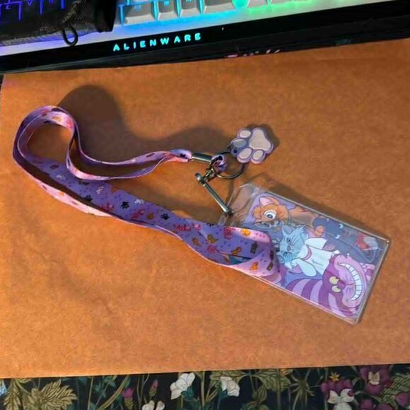 Disney Lanyard Cats - Marie, Figaro - See pics - Picture 1 of 2